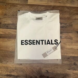 Essentials White Men's Shirt